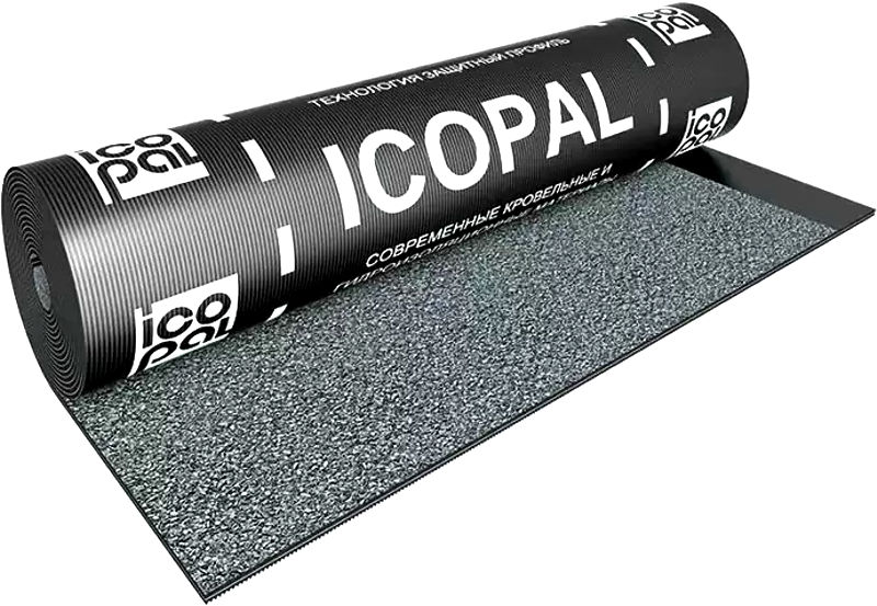 Гидроизоляция Icopal В ЭКП (сланец серый/пленка)