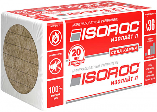 Утеплитель Isoroc Изолайт-Л 100 мм